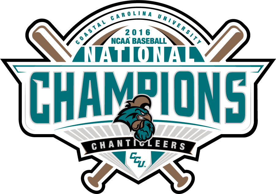 Coastal Carolina Chanticleers 2016 Champion Logo diy DTF decal sticker